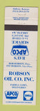 Matchbook Cover - Ray's Apco oil gas Abilene KS Shell WEAR