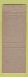 Matchbook Cover - Three Gables oil gas Restaurant Camp Hill PA