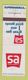 Matchbook Cover - Super America oil gas MN WEAR