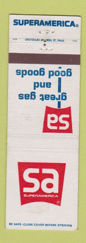 Matchbook Cover - Super America oil gas MN WEAR