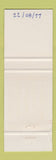 Matchbook Cover - Esso oil gas Desharnais Gaz Bar Pont Rouge QC GREEN WORN