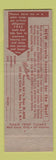 Matchbook Cover - Beltone Hearing Aid Glasses offer