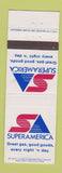 Matchbook Cover - Super America oil gas MN