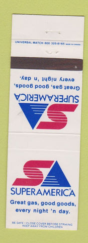 Matchbook Cover - Super America oil gas MN