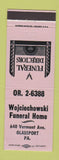 Matchbook Cover - Wojciechowski Funeral Home Glassport PA