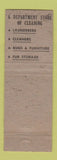 Matchbook Cover - New Richmond Model Imperial Dry Cleaning Laundry Seattle?