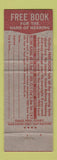 Matchbook Cover - Beltone Hearing Aid Free Book offer