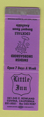 Matchbook Cover - Little Inn Swedish Smorgasbord Covina CA