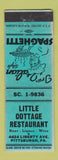 Matchbook Cover - Little Cottage Restaurant Pittsburgh PA