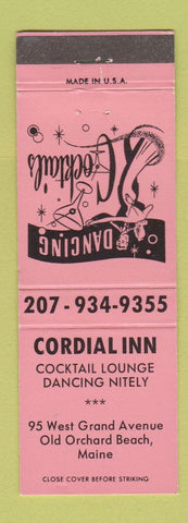 Matchbook Cover - Cordial Inn Old Orchard Beach ME