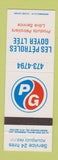 Matchbook Cover - PG Les Petroles Goyer oil gas QC Purquoi Pas St Eustache