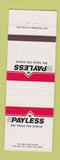 Matchbook Cover - Payless oil gas Canada
