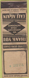 Matchbook Cover - Butz Thank You no town