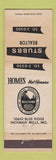 Matchbook Cover - Stubbs Real Estate Hickman Hills MO WEAR
