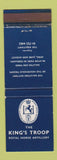Matchbook Cover - King's Troop Royal Horse Artillery UK England Military