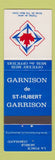 Matchbook Cover - Garnison de St Hubert QC Canada Canadian Military Garrison