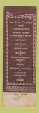 Matchbook Cover - Montreal Sailors Institute QC Canadian Military Canada WEAR