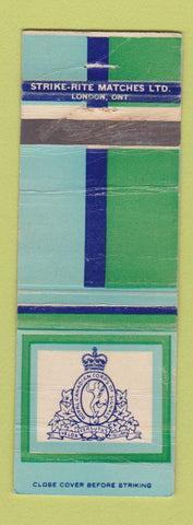 Matchbook Cover - Royal Candian Corps Signals Canada Military WORN