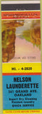 Matchbook Cover - Nelson Lauderette Oakland CA