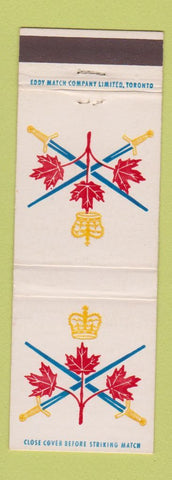 Matchbook Cover - Canadian Warning Siren Survival Attack Canada ARmy