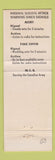 Matchbook Cover - Canadian Warning Siren Survival Attack Canada ARmy