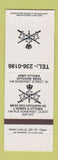 Matchbook Cover - Officers Mess L'Armee Ottawa ON Military Canada SAMPLE