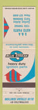Matchbook Cover - Blue Streak Ignition Parts S&A Auto PARts  WEAR