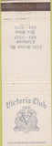 Matchbook Cover - Victoria Club Riverside CA
