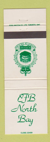 Matchbook Cover - North Bay CFB Canadian Military ON Canada