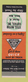 Matchbook Cover - Steel Motor Service Chicago IL Detroit MI Trucking