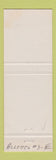 Matchbook Cover - Auto Machinists Hastings New Zealand pinup