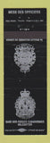 Matchbook Cover - Mess Des Officers Valcartier QC Canadian Military WORN