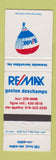 Matchbook Cover - Remax Real Estate Gaston Deschamps Ste Adele QC