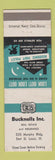 Matchbook Cover - Bucknells Real Estate Insurance East St Louis IL