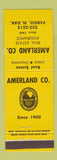 Matchbook Cover - Amerland Real Estate Insurance Fargo ND
