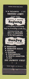 Matchbook Cover - Dunfey Real Estate Insurance Hampton NH WEAR