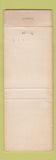 Matchbook Cover - HH Blankenbiller Real Estate Insurance West Reading PA WEAR