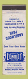 Matchbook Cover - Harold Condict Real Estate Engelwood Park NJ? WEAR