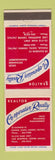 Matchbook Cover - COOP Real Estate Kailua Oahu Hawaii