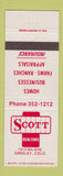 Matchbook Cover - Scott Real Estate Greeley Colorado