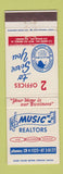 Matchbook Cover - Music Real Estate West Des Moines IA