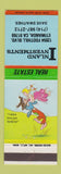 Matchbook Cover - Inland Investments Real Estate Etiwanda CA hillbilly