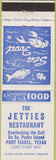 Matchbook Cover - The Jetties Restaurant Port Isabel TX