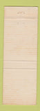 Matchbook Cover - McGovern Bros Real Estate San Francisco CA