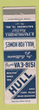 Matchbook Cover - Hull Real Estate Baltimore MD