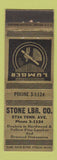 Matchbook Cover - Stone Lumber WEAR