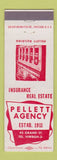Matchbook Cover - Pellett Insurance Real Estate Newburgh NY