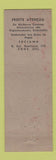 Matchbook Cover - Natal Building Materials Brazil