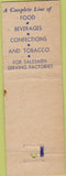 Matchbook Cover - Avalon Catering Co Los Angeles CA
