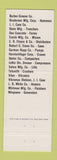 Matchbook Cover - Wilson Equipment Supply Cheyenne Casper WY oil field